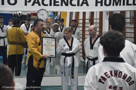 Entrega diplomas Taekwondo